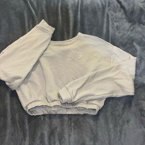 Cropped gymshark pull over with fitted bottom